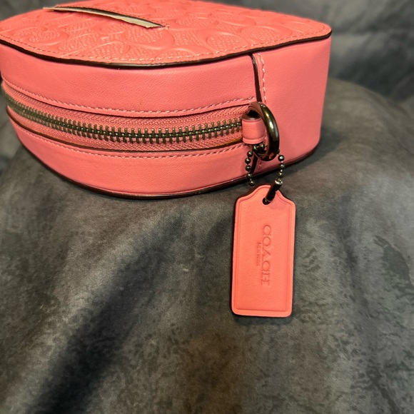 Coach Mini Serena Crossbody in Signature Leather- Pink Lemonade - Picture 8 of 13